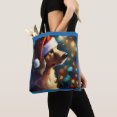 Tote Bag Chien de Noël 3 (De près)