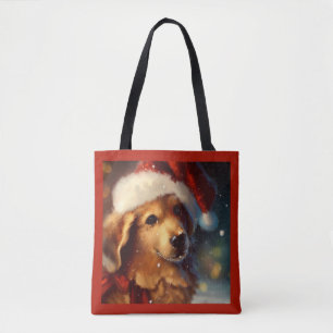 Tote Bag Chien de Noël 4