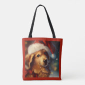 Tote Bag Chien de Noël 4 (Dos)