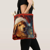 Tote Bag Chien de Noël 4 (De près)
