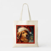 Tote Bag Chien de Noël 4 (Dos)