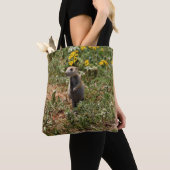 Tote Bag Chien de prairie (De près)