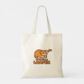 Tote Bag Chien de professionnel drôle chat endormi (Dos)