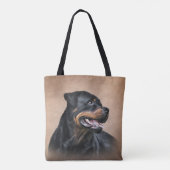 Tote Bag Chien de Rottweeter (Dos)