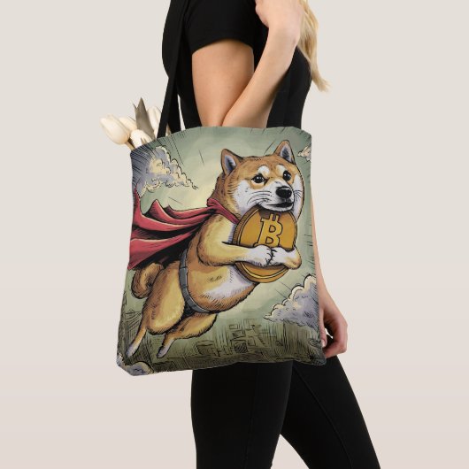 Tote Bag Chien de Shiba Inu (De près)