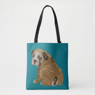 Tote Bag Chien de taureau anglais coquin