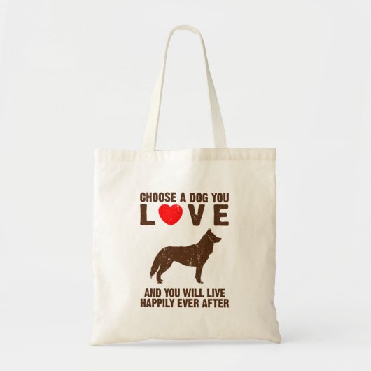 Tote Bag Chien de traîneau sibérien (Devant)