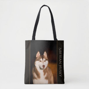 Tote Bag Chien de traîneau sibérien Fourre-tout