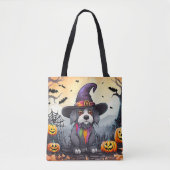 Tote Bag Chien d'Halloween (Devant)