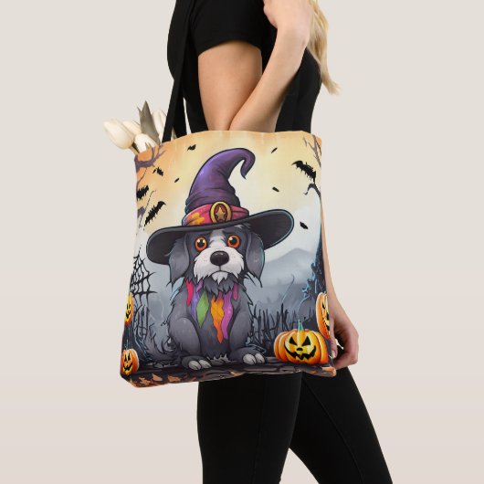 Tote Bag Chien d'Halloween (De près)