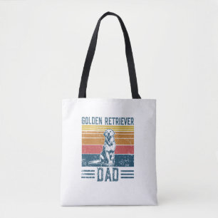 Tote Bag Chien doré - Vintage Golden Retriever Papa