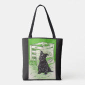 Tote Bag Chien écossais par livraison spéciale (Dos)