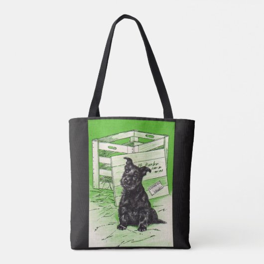 Tote Bag Chien écossais par livraison spéciale (Dos)