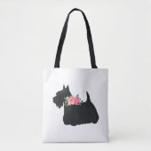 Tote Bag Chien écossais Terrier Scottie (Devant)
