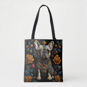 Tote Bag Chien en à baldaquin d'art populaire mexicain