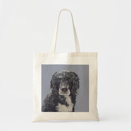 Tote Bag Chien espagnol mixer portrait animal de compagnie (Devant)