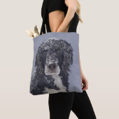 Tote Bag Chien espagnol mixer portrait animal de compagnie (De près)