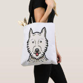 Tote Bag Chien Esquimau Américain (De près)