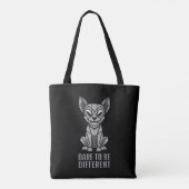 Tote Bag Chien géométrique (Dos)