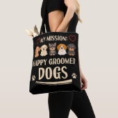 Tote Bag Chien Grooming Looming Animaux Chien Groomer (De près)