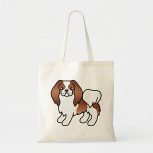 Tote Bag Chien Japonais Rouge Et Blanc Cartoon Mignon