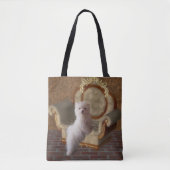 Tote Bag Chien Maltais Sur Chaise Chien Art (Devant)