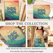 Tote Bag Chien Maman Retro Super Rainbow