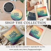 Tote Bag Chien Maman Retro Super Rainbow