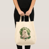 Tote Bag Chien Méditant Restez Pawsitif (Devant (produit))