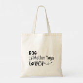 Tote Bag Chien Mère Yoga Lover-Funny (Dos)