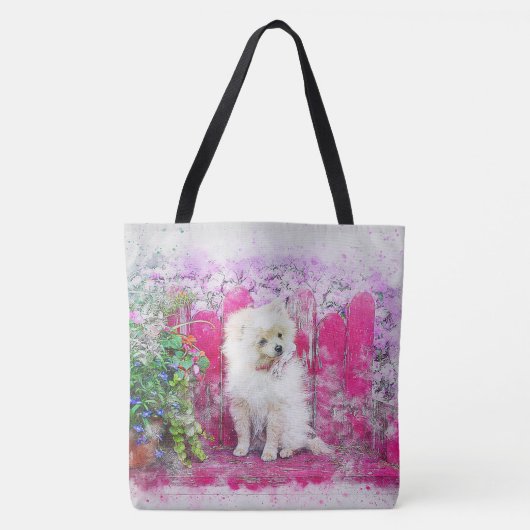 Tote Bag Chien mignon (Devant)