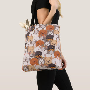 Tote Bag Chien mignon Chien Chiot chien patte animal de com