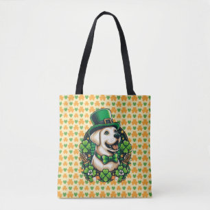 Tote Bag Chien mignon de la Saint Patrick