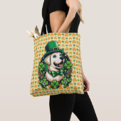 Tote Bag Chien mignon de la Saint Patrick (De près)