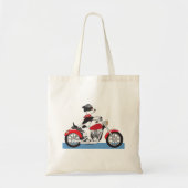 Tote Bag Chien moto (Devant)