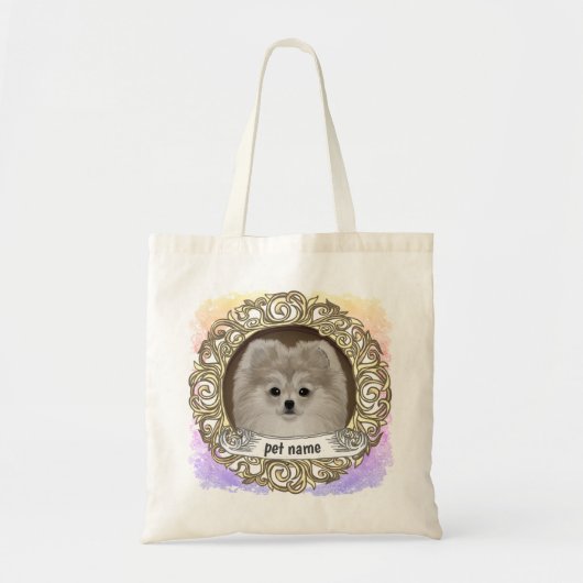Tote Bag Chien Poméranie (Devant)