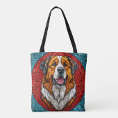 Tote Bag chien Saint-Bernard (Dos)