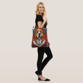 Tote Bag chien Saint-Bernard (Sur le modèle)