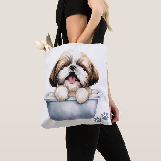 Tote Bag Chien Shih Tzu (De près)