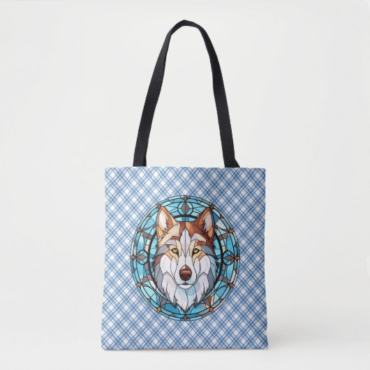 Tote Bag Chien sibérien Husky Sibérien (Devant)