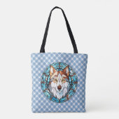 Tote Bag Chien sibérien Husky Sibérien (Dos)
