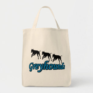 Tote Bag Chien Silhouettes Greyhound