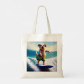 Tote Bag Chien surf (Dos)