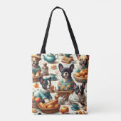 Tote Bag Chien-taureau vintage (Dos)
