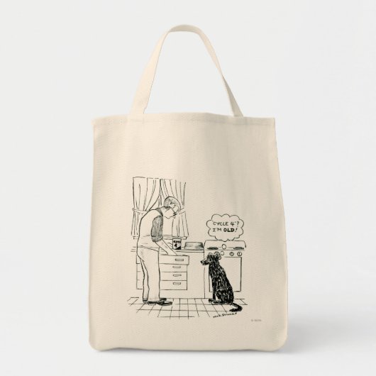 Tote Bag Chien vieillissant (Devant)
