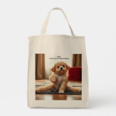 Tote Bag Chien Yoga (Dos)