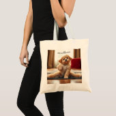 Tote Bag Chien Yoga (Devant (produit))