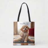 Tote Bag Chien Yoga (Devant)