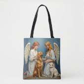 Tote Bag Chiens au Ciel (Devant)