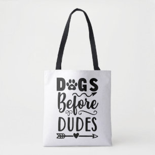 Tote Bag Chiens avant les mecs